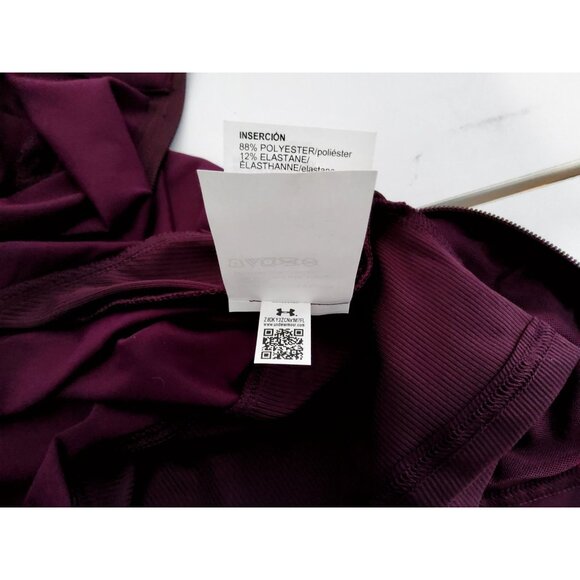 Under Armour Womens UA Meridian Fitted Jacket XS Plum Purple Polyester Blend - Picture 8 of 11